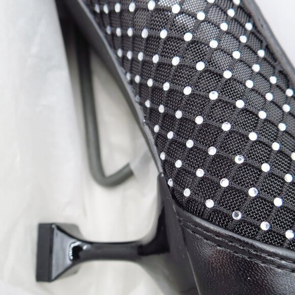 French Connection Women's Elise Mesh and Stone Jewel Embellished Heel in size 9 - Picture 6 of 10